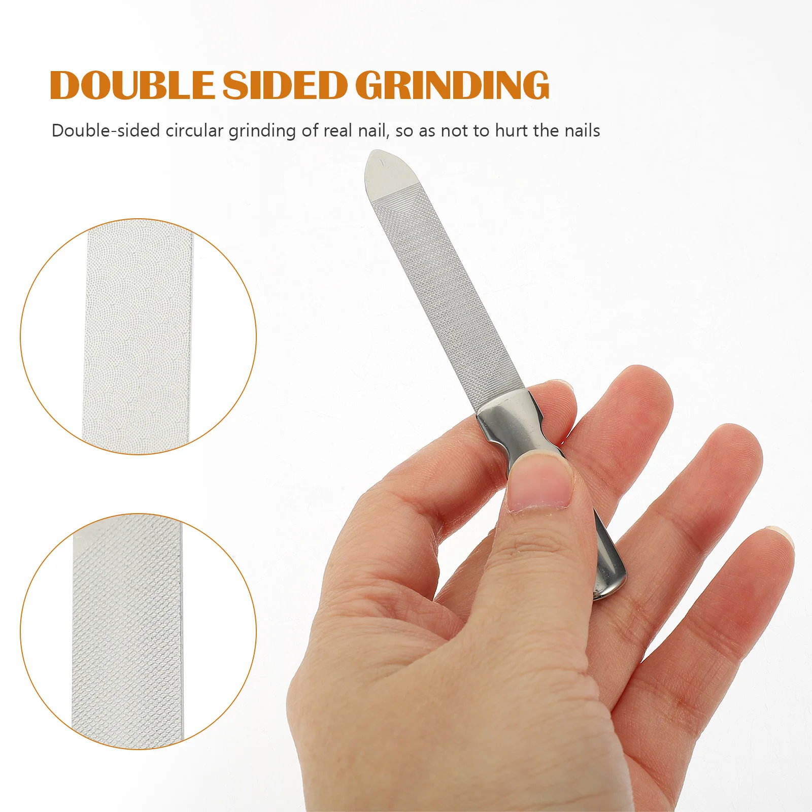 2pcs Small Nail Files Stainless Steel For Manicure Pedicure Nail Shaping Polishing Removal Art Salon Supply Tools
2pcs Small Nail Files Stainless Steel For Manicure Pedicure Nail Shaping Polishing Removal Art Salon Supply Tools