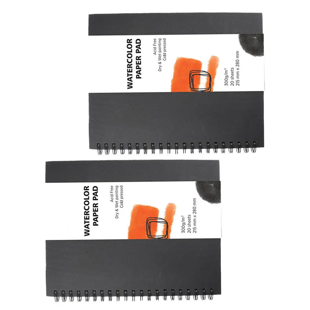 2Pcs Watercolor Paper Pads Perforated Pages Sketch Books for Drawing Strong Spiral Bound Notebook for Student Artist Creative
2Pcs Watercolor Paper Pads Perforated Pages Sketch Books for Drawing Strong Spiral Bound Notebook for Student Artist Creative