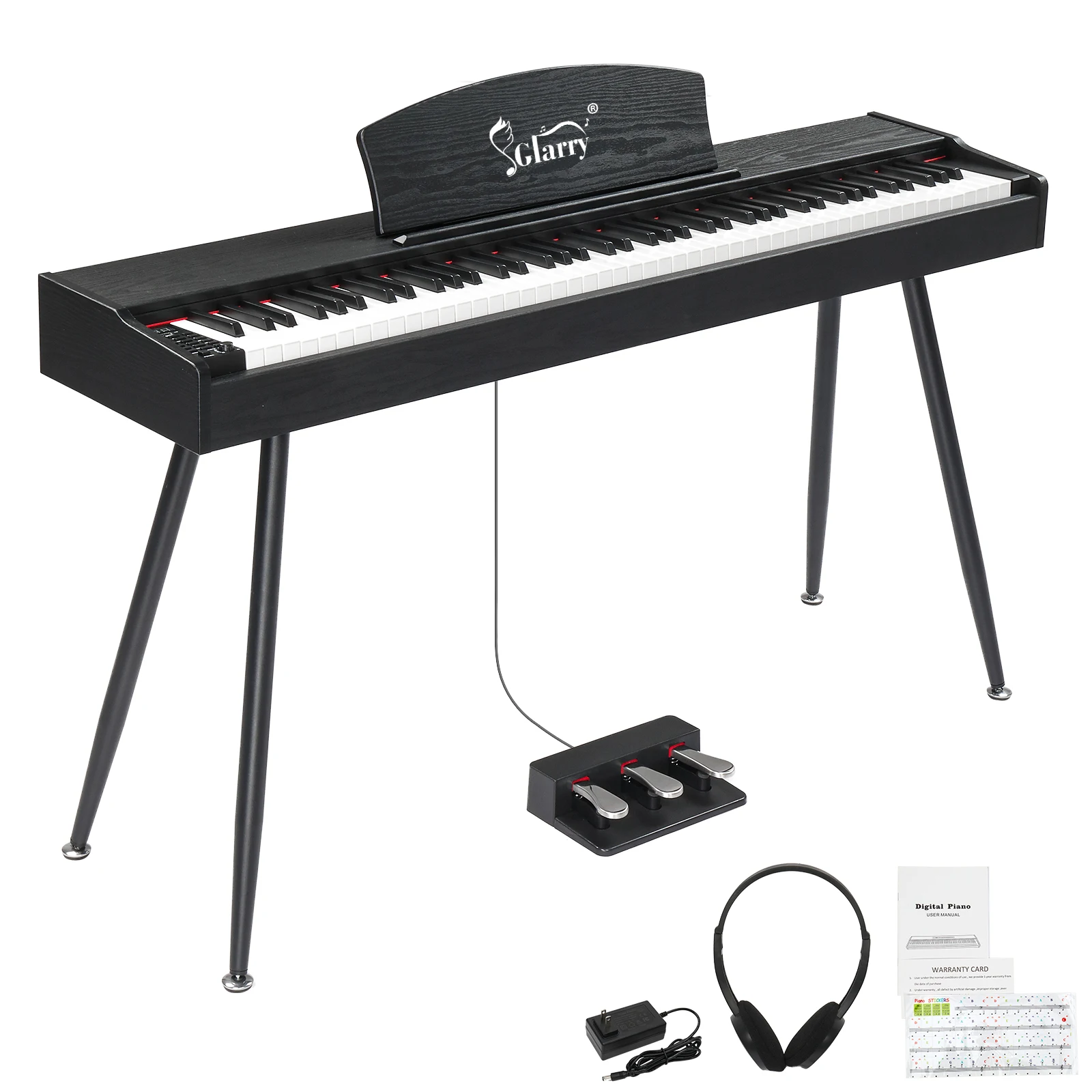 GDP-203 88-Key Heavy Hammer Keyboard, Recessed Stand, Black, Electric Piano, USA
GDP-203 88-Key Heavy Hammer Keyboard, Recessed Stand, Black, Electric Piano, USA