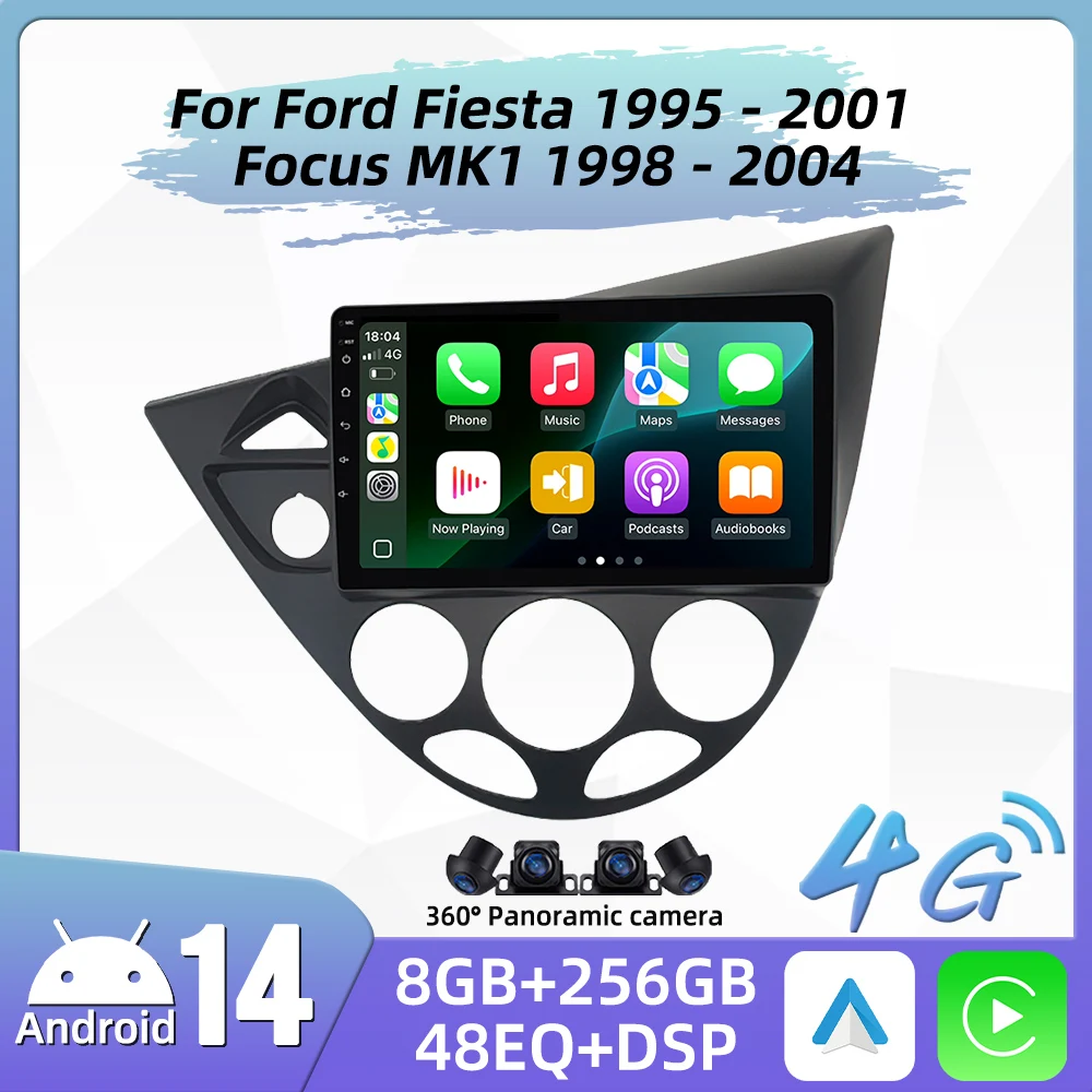 Carplay Auto for Ford Fiesta 1995 - 2001 Focus MK1 1998 - 2004 Car Multimedia Car Radio GPS Navigation Android Stereo 2 Din 4G
Carplay Auto for Ford Fiesta 1995 - 2001 Focus MK1 1998 - 2004 Car Multimedia Car Radio GPS Navigation Android Stereo 2 Din 4G