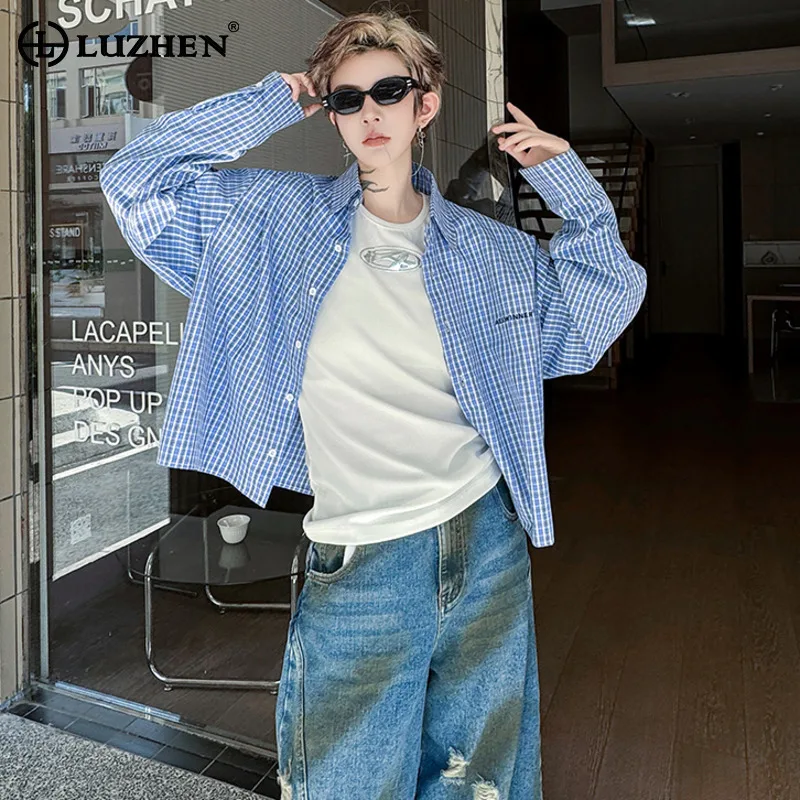 LUZHEN 2025 New Trendy Handsome Long Sleeve Shirts Men's Original Plaid Printed Short Casual Tops Male Fashion Clothes JY2230
LUZHEN 2025 New Trendy Handsome Long Sleeve Shirts Men's Original Plaid Printed Short Casual Tops Male Fashion Clothes JY2230
