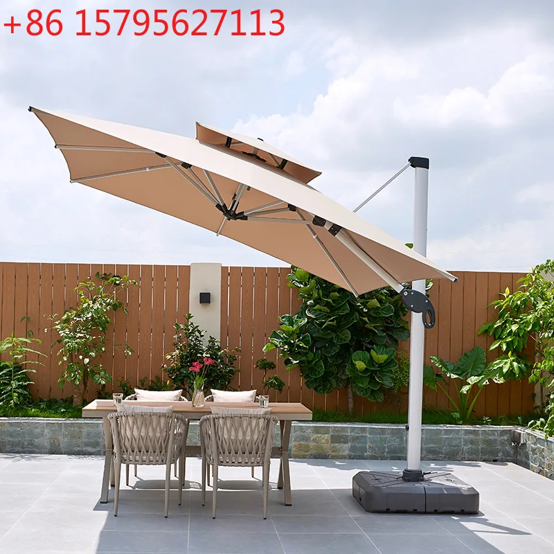 Outdoor umbrella courtyard umbrella large Roman umbrella Internet red garden villa solar strip open-air terrace outdoor
Outdoor umbrella courtyard umbrella large Roman umbrella Internet red garden villa solar strip open-air terrace outdoor
