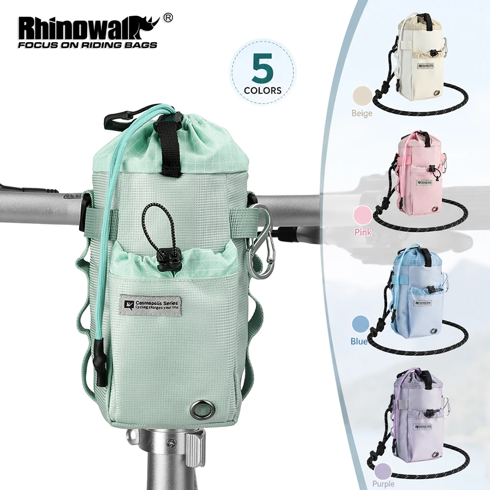Rhinowalk Bicycle Handlebar Water Bottle Carrier Bag Urban Cycling Storage Phone Pack Commuting Pouch Fit Folding Bike Brompton
Rhinowalk Bicycle Handlebar Water Bottle Carrier Bag Urban Cycling Storage Phone Pack Commuting Pouch Fit Folding Bike Brompton