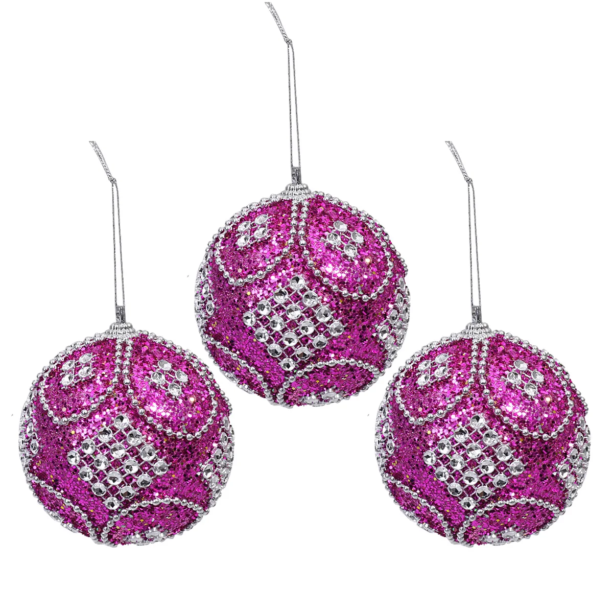 3 pcs Glitter Ball Pendant Christmas Tree Ornament Home Ball Hanging Christmas Decoration Decor Party Hotel Bar Wedding
3 pcs Glitter Ball Pendant Christmas Tree Ornament Home Ball Hanging Christmas Decoration Decor Party Hotel Bar Wedding