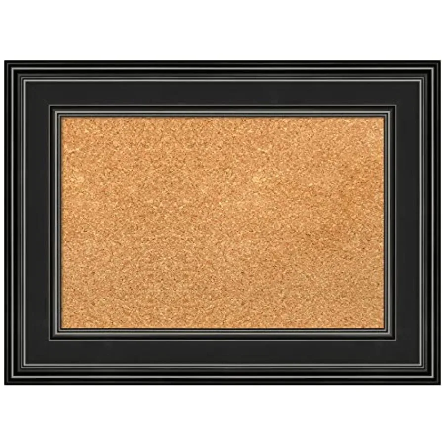 Natural Cork Board for Wall 18x24 Vision Board with Black Frame Small Corkboard Office Decor for Home Organization Traditional
Natural Cork Board for Wall 18x24 Vision Board with Black Frame Small Corkboard Office Decor for Home Organization Traditional