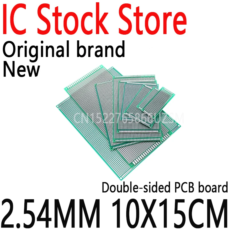 10*15cm Double Sided Prototype PCB Tinned DIY Board Experiment Board Ring Hole Bread Board Fiberglass Board 2.54MM 10x15
10*15cm Double Sided Prototype PCB Tinned DIY Board Experiment Board Ring Hole Bread Board Fiberglass Board 2.54MM 10x15