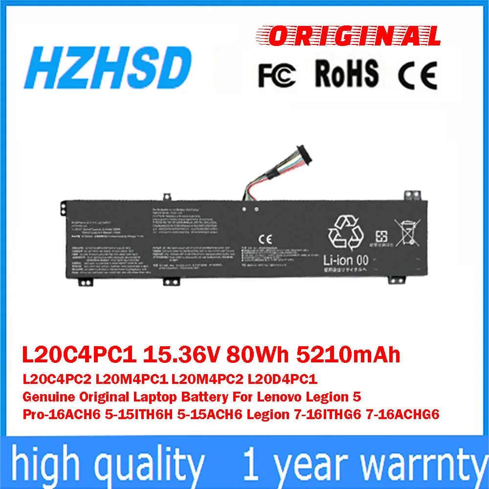 Оригинальная батарея для ноутбука Lenovo Legion 5 Pro-16ACH6 L20C4PC1 15.36V 80Wh 5210mAh L20C4PC2 L20M4PC1 L20M4PC2 L20D4PC1
Оригинальная батарея для ноутбука Lenovo Legion 5 Pro-16ACH6 L20C4PC1 15.36V 80Wh 5210mAh L20C4PC2 L20M4PC1 L20M4PC2 L20D4PC1