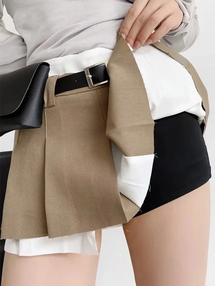 2024 Women Y2k Sexy Retro Pleated Skirt High Waist Side Zipper Tennis Skirts with Belt Korean School Uniform Kawaii Summer Skirt
2024 Women Y2k Sexy Retro Pleated Skirt High Waist Side Zipper Tennis Skirts with Belt Korean School Uniform Kawaii Summer Skirt