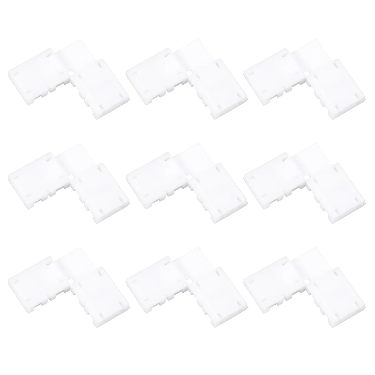 10Pcs LED Light Strip Corner Connector Angle Connectors White Rgb Multi-Color Easy Installation DIY Project Compatible Both
10Pcs LED Light Strip Corner Connector Angle Connectors White Rgb Multi-Color Easy Installation DIY Project Compatible Both