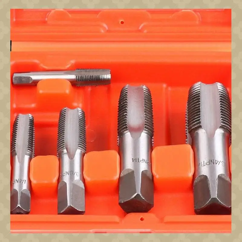 AB45 5 PCS NPT Thread Forming Taps For Cleaning Or Re-Thread Damaged Or Jam Pipe Threads
AB45 5 PCS NPT Thread Forming Taps For Cleaning Or Re-Thread Damaged Or Jam Pipe Threads