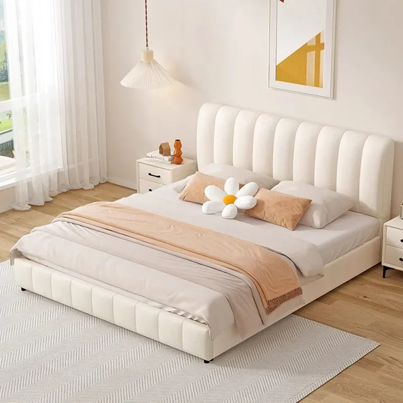 Белая кремовая кровать с облаком, простой модный деревянный большой размер, декор для гостиной, китайская кровать, экономия места, Cama, постмодернистская мебель
Белая кремовая кровать с облаком, простой модный деревянный большой размер, декор для гостиной, китайская кровать, экономия места, Cama, постмодернистская мебель