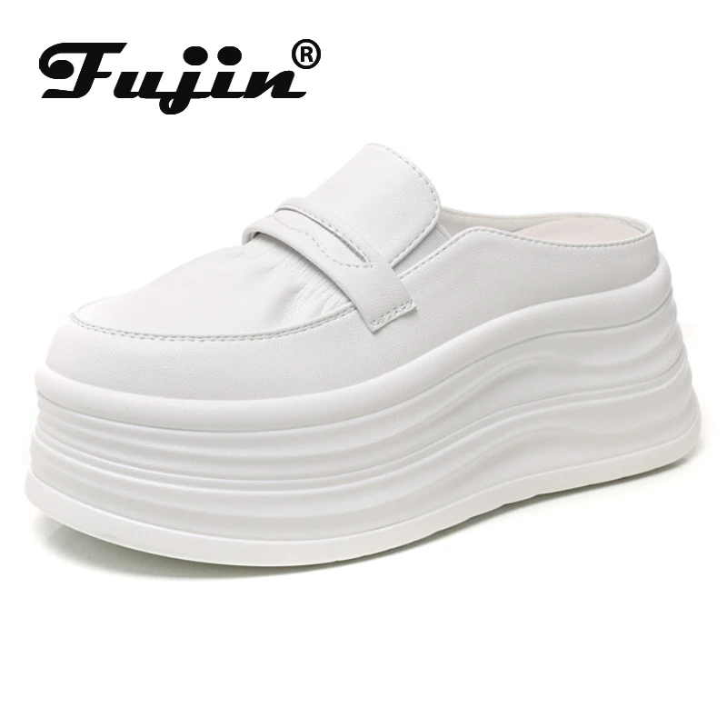 Fujin 8cm Microfiber Leather Platform Wedge Flats Slippers Platform Sneaker Women Shoes Super Heel Women Summer Designer Boots
Fujin 8cm Microfiber Leather Platform Wedge Flats Slippers Platform Sneaker Women Shoes Super Heel Women Summer Designer Boots