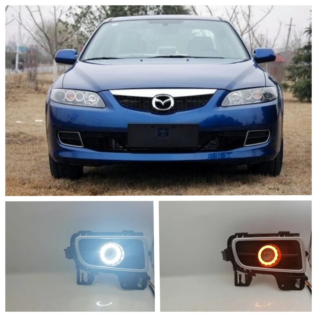 LED Fog Lights Assembly For Mazda 6 2006 2007 2008 2009 Dual Color Angel Eye Daytime Running Lights Lamp DRL Daylight Accessory
LED Fog Lights Assembly For Mazda 6 2006 2007 2008 2009 Dual Color Angel Eye Daytime Running Lights Lamp DRL Daylight Accessory