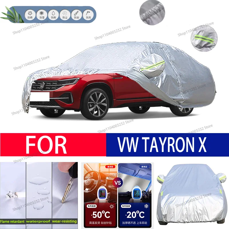 For VW TAYRON X Car clothing sun protection snow prevention antifreeze car protective cover auto cover
For VW TAYRON X Car clothing sun protection snow prevention antifreeze car protective cover auto cover