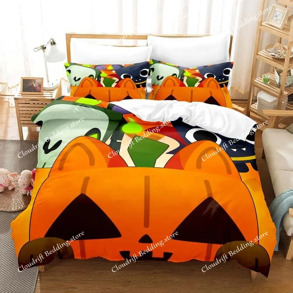 New 3D Game Pet Simulator X Bedding Set Single Twin Full Queen King Size Bed Set Adult Kid Bedroom Duvet Cover Set Home Textiles
New 3D Game Pet Simulator X Bedding Set Single Twin Full Queen King Size Bed Set Adult Kid Bedroom Duvet Cover Set Home Textiles