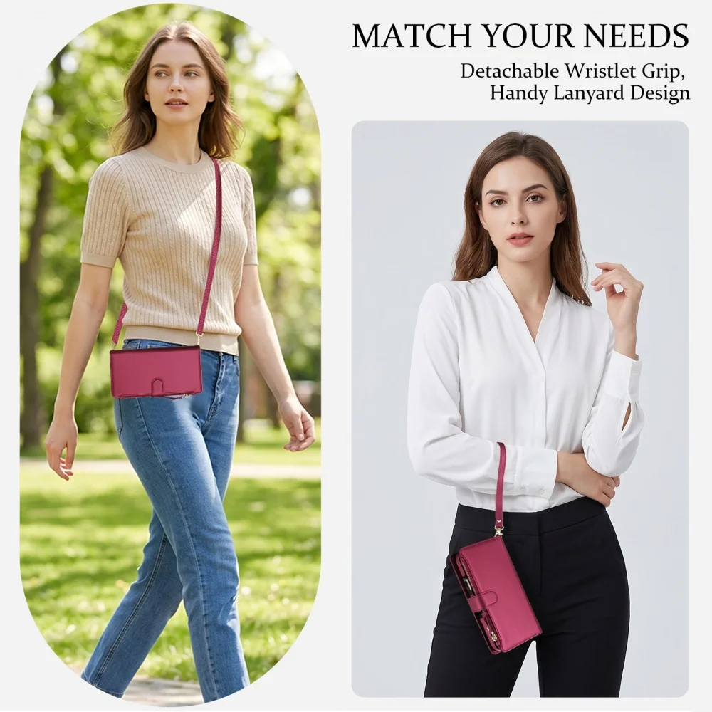 Crossbody Zipper Phone Case for Samsung Galaxy S26 S25 Edge S24 S23 FE S22 Ultra Plus Strap Multifunction Wallet Card Slot Etui
Crossbody Zipper Phone Case for Samsung Galaxy S26 S25 Edge S24 S23 FE S22 Ultra Plus Strap Multifunction Wallet Card Slot Etui