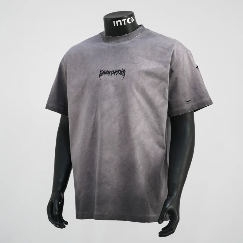 Fashionable retro short sleeved T-shirt with men's scratch design for summer 2025, new street style loose casual men's clothing
Fashionable retro short sleeved T-shirt with men's scratch design for summer 2025, new street style loose casual men's clothing