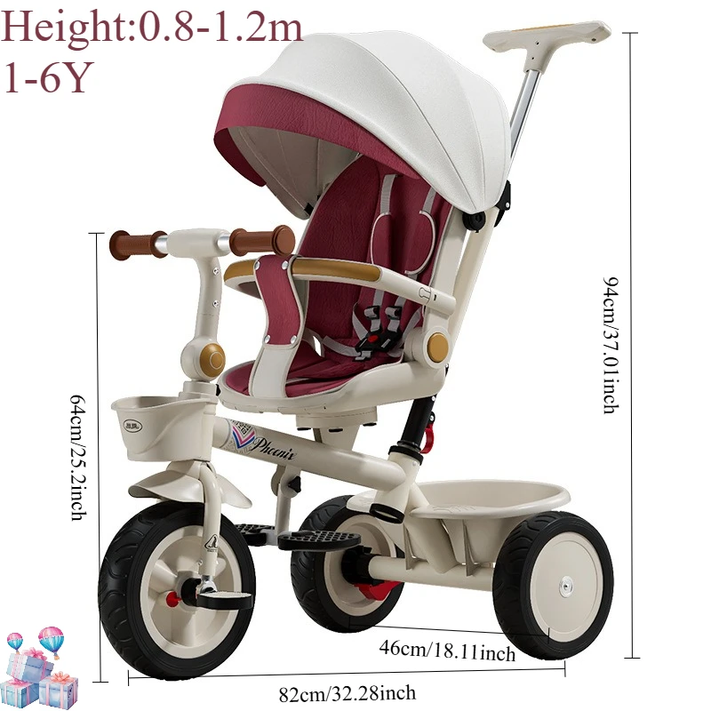 Baby Children's Tricycle Folding Walking Trolley Bicycle for 1-6 Years Old Pram Bike
Baby Children's Tricycle Folding Walking Trolley Bicycle for 1-6 Years Old Pram Bike
