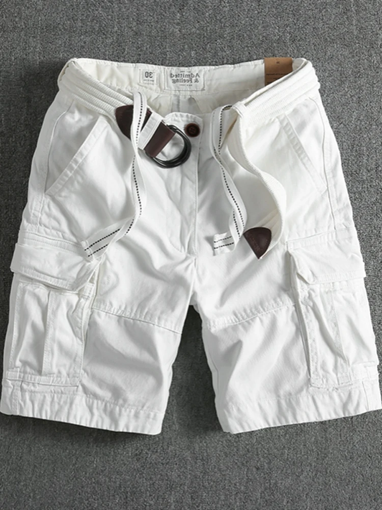 Heavyweight American Retro Workwear orts Summer Men's Pure Cotton Multi-ket Loose Casual Five-Quarter Pants White Large ...
Heavyweight American Retro Workwear orts Summer Men's Pure Cotton Multi-ket Loose Casual Five-Quarter Pants White Large ...