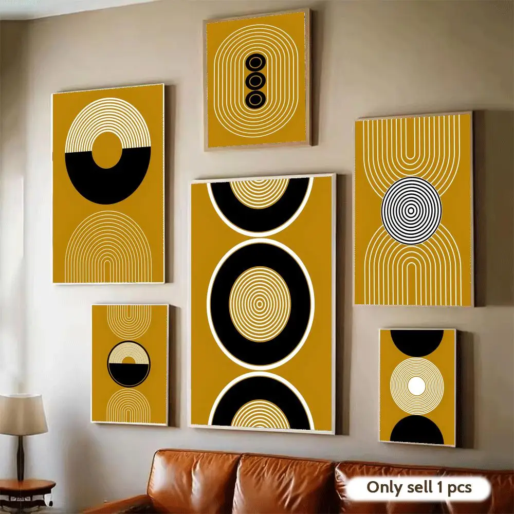 Geometric Minimalist Brown Art Poster Waterproof Wall Art Sticker for Home Bar Decoration, Self-Adhesive Room Wall Decor Mural
Geometric Minimalist Brown Art Poster Waterproof Wall Art Sticker for Home Bar Decoration, Self-Adhesive Room Wall Decor Mural