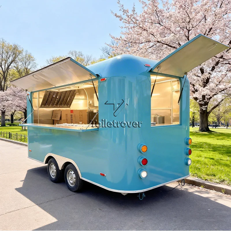 Street Food Trailer Towable Mobile Food Truck Trailer Outdoor Food Truck Pizza New Food Trucks with Full Kitchen And Bathroom
Street Food Trailer Towable Mobile Food Truck Trailer Outdoor Food Truck Pizza New Food Trucks with Full Kitchen And Bathroom