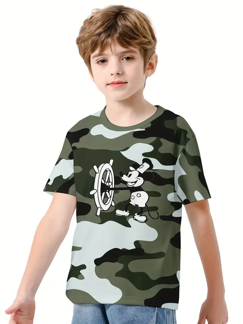 Camouflage Cartoon Mouse 3D Print Boys T-shirt Casual Loose Comfy Short Sleeve Tee Tops Outdoor Boys Street Clothing For Summer
Camouflage Cartoon Mouse 3D Print Boys T-shirt Casual Loose Comfy Short Sleeve Tee Tops Outdoor Boys Street Clothing For Summer