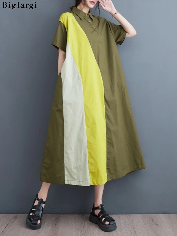 Oversized Summer A-Line Dress Women Print Irregular Patchwork Fashion Casual Loose Ladies Dresses Ruffle Woman Long Dress
Oversized Summer A-Line Dress Women Print Irregular Patchwork Fashion Casual Loose Ladies Dresses Ruffle Woman Long Dress