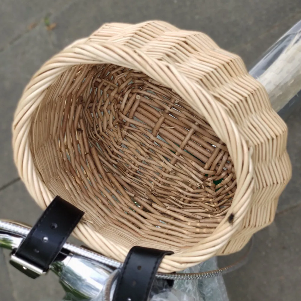 1Pcs Natural Willow Bike Front Basket Easy Install Rattan Wicker Basket Large Capacity for Children Bike Outdoor Storage
1Pcs Natural Willow Bike Front Basket Easy Install Rattan Wicker Basket Large Capacity for Children Bike Outdoor Storage