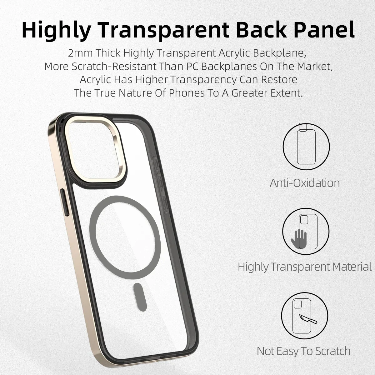 Electroplate TPU Frame Phone Shell For iPhone 13 14 11 12 15 Pro Max Plus Megsafe Wireless Charge Transparent Lens Phone Cover
Electroplate TPU Frame Phone Shell For iPhone 13 14 11 12 15 Pro Max Plus Megsafe Wireless Charge Transparent Lens Phone Cover