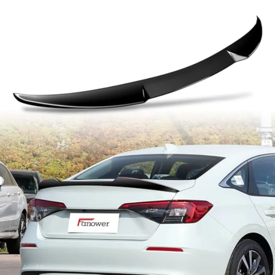 Rear Spoiler Wing Compatible with 2022 2023 2024 2025 for Honda Civic Sedan i-Style/LX/Si/Sport/Touring 2022 2023 2024 for Hond
Rear Spoiler Wing Compatible with 2022 2023 2024 2025 for Honda Civic Sedan i-Style/LX/Si/Sport/Touring 2022 2023 2024 for Hond