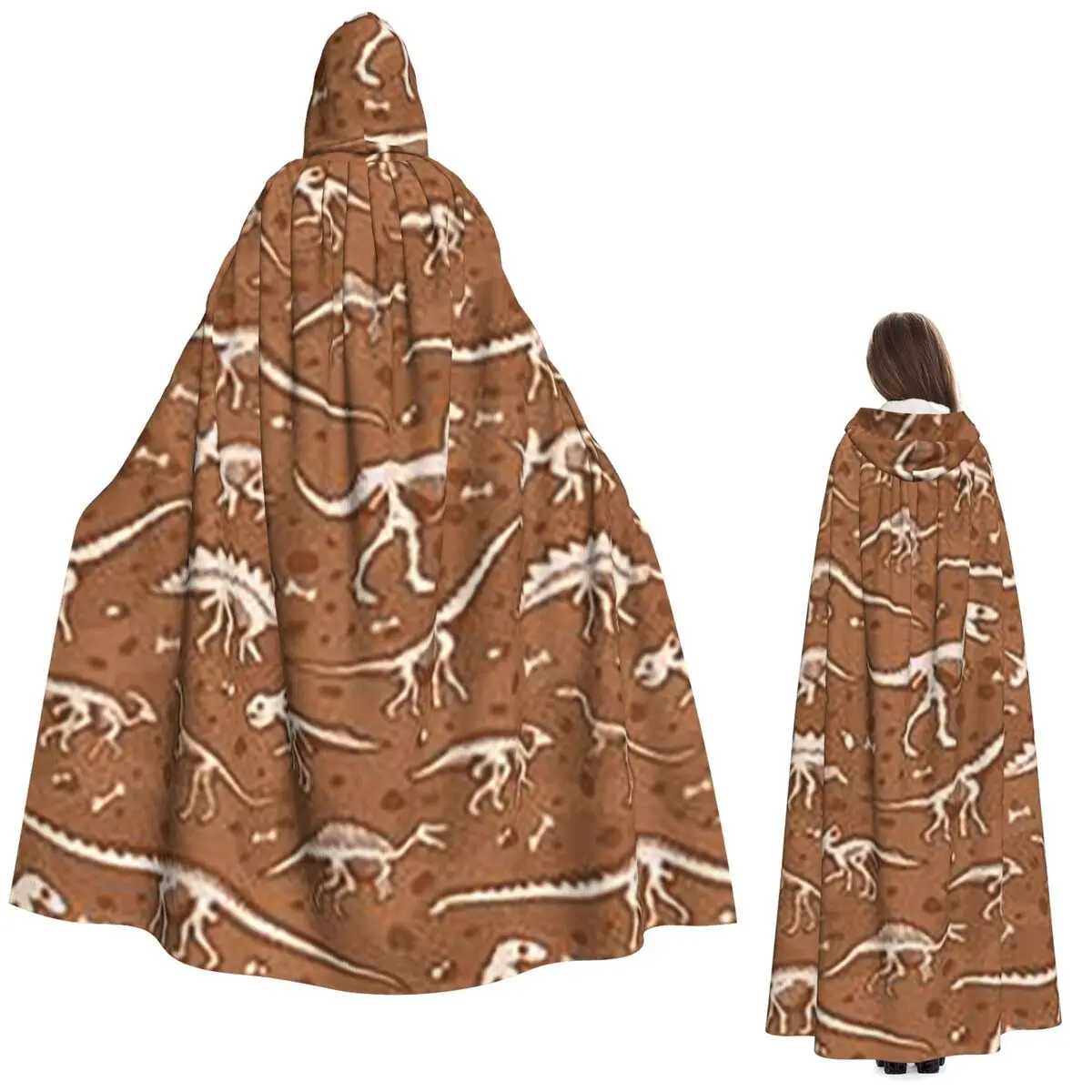 Dinosaur Fossils Halloween Long Hooded Cloak Witch Medieval Costume Cosplay Cape HalloweenParty Adult Unisex
Dinosaur Fossils Halloween Long Hooded Cloak Witch Medieval Costume Cosplay Cape HalloweenParty Adult Unisex