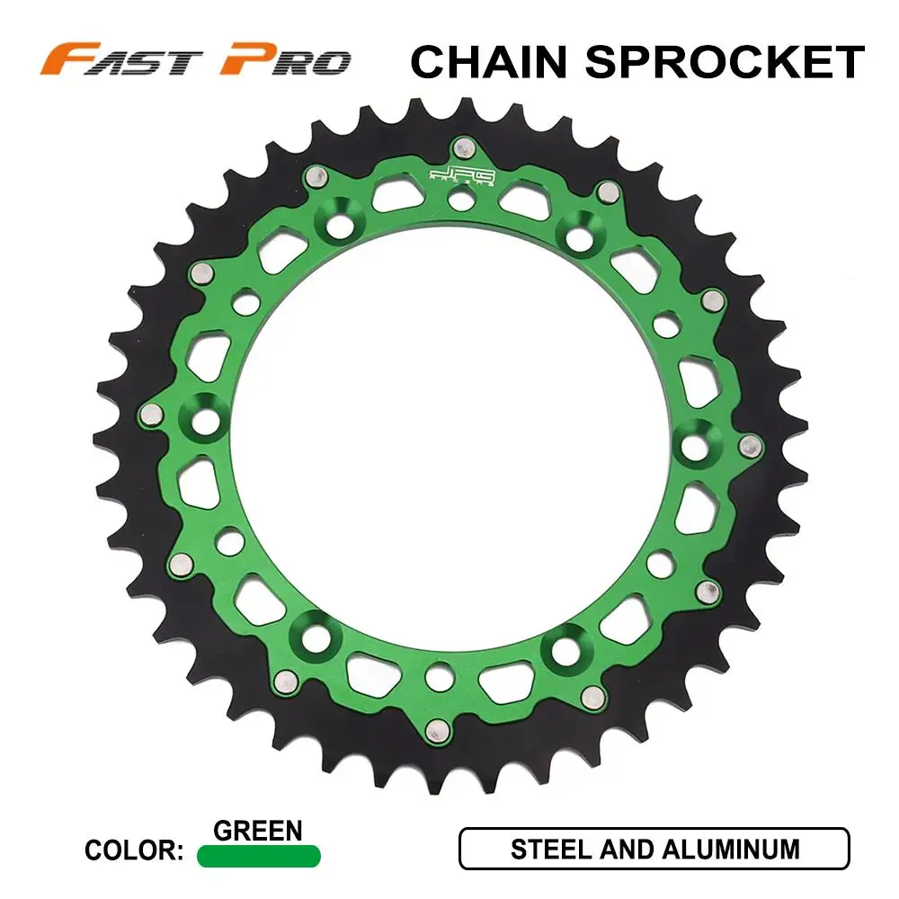 Motorcycle 42T 48T 49T 50T 51T Engine Part Rear Sprocket Chain For KAWASAKI KDX KLX KX 200 R 250 300 450 650 125 500
Motorcycle 42T 48T 49T 50T 51T Engine Part Rear Sprocket Chain For KAWASAKI KDX KLX KX 200 R 250 300 450 650 125 500