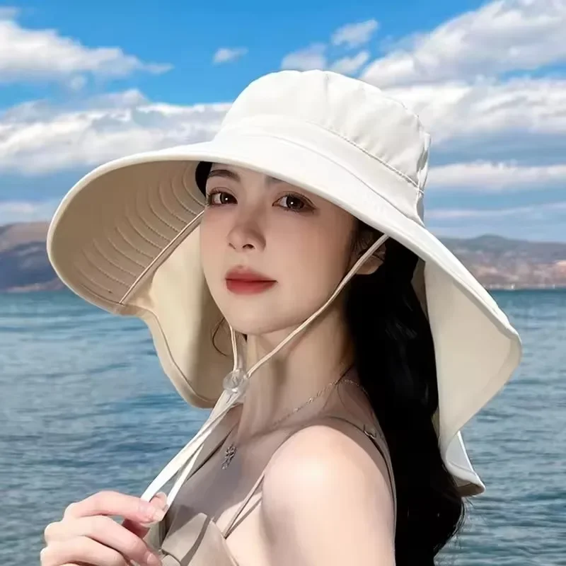 Outdoor sun bucket hat for girls fishing hat, wide lid bucket hat with neck cape, 50+protective UPF hunting hat
Outdoor sun bucket hat for girls fishing hat, wide lid bucket hat with neck cape, 50+protective UPF hunting hat