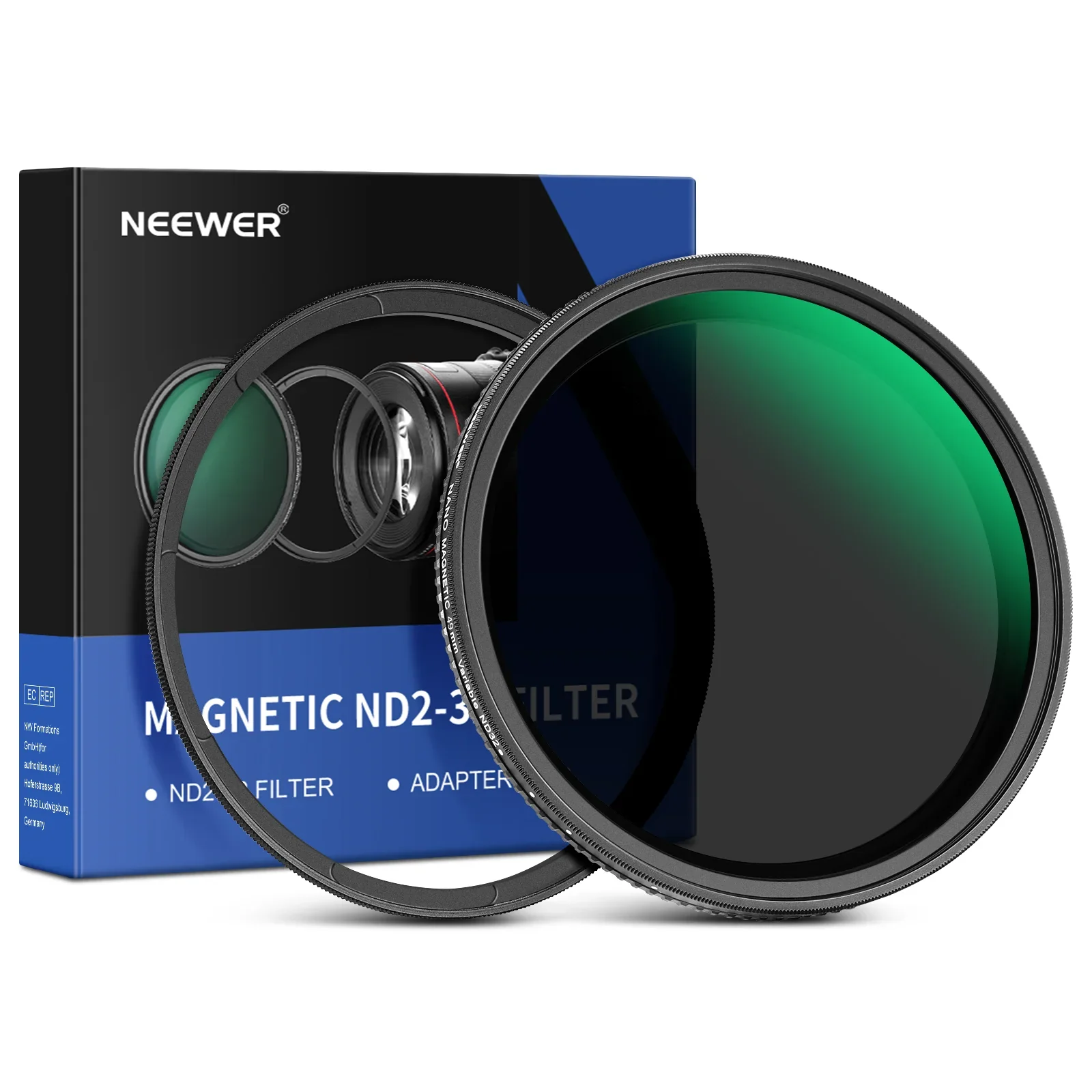 NEEWER ND2-ND32 Magnetic Variable Filter For Camera 49mm 52mm 55mm 58mm 62mm 67mm 72mm 82mm
NEEWER ND2-ND32 Magnetic Variable Filter For Camera 49mm 52mm 55mm 58mm 62mm 67mm 72mm 82mm