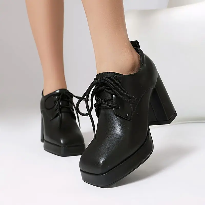 SIMLOVEYO Брендовые женские туфли-лодочки для офиса и женщин, повседневная обувь, винтажные большие размеры, 45–48, квадратный носок, каблук 9,5 см, повседневная платформа на шнуровке
SIMLOVEYO Брендовые женские туфли-лодочки для офиса и женщин, повседневная обувь, винтажные большие размеры, 45–48, квадратный носок, каблук 9,5 см, повседневная платформа на шнуровке