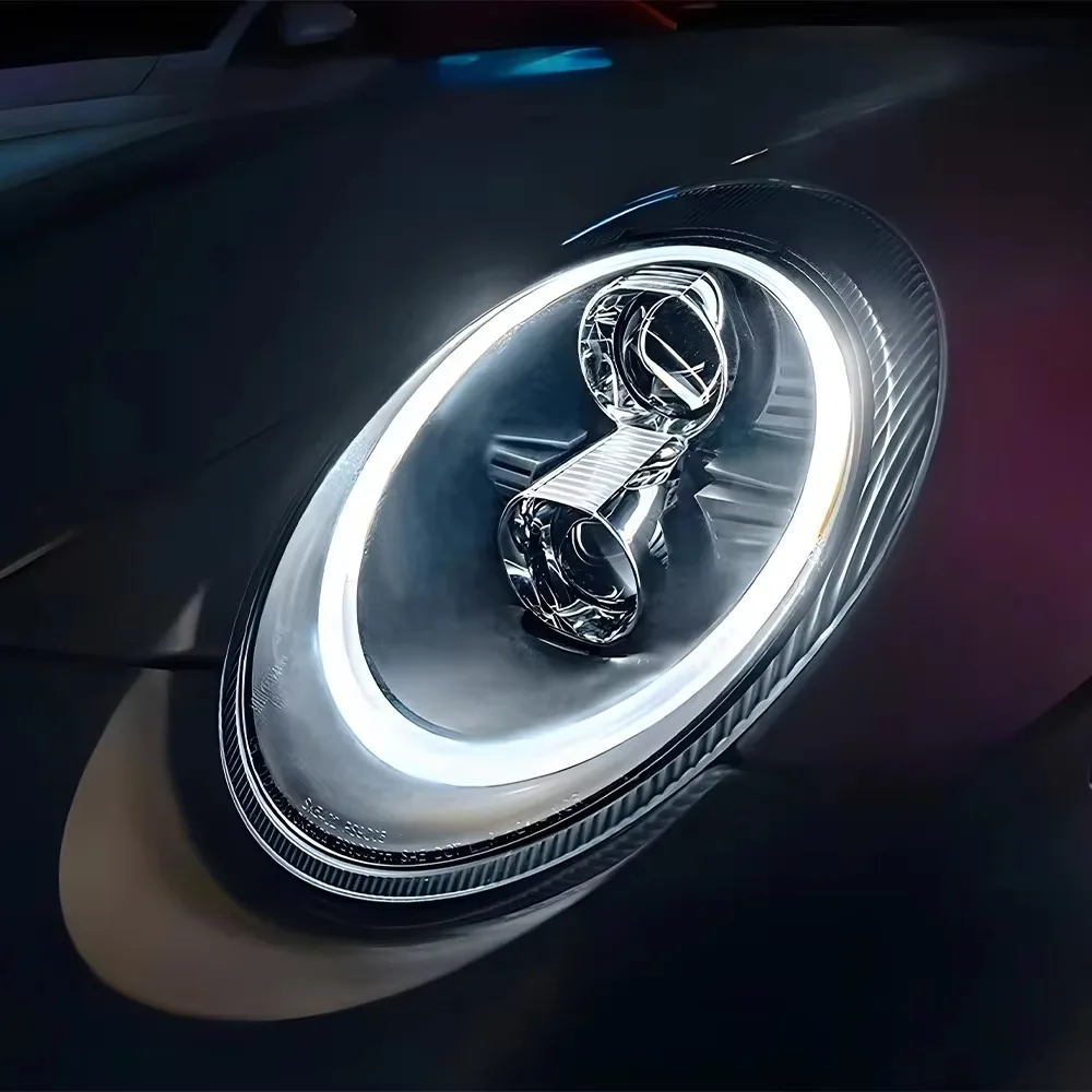 Для Porsche 2005-2009 911-997: Комплект передних светодиодных фар с высококачественными линзами-проекторами, Plug and Play, аксессуары для автомобиля
Для Porsche 2005-2009 911-997: Комплект передних светодиодных фар с высококачественными линзами-проекторами, Plug and Play, аксессуары для автомобиля