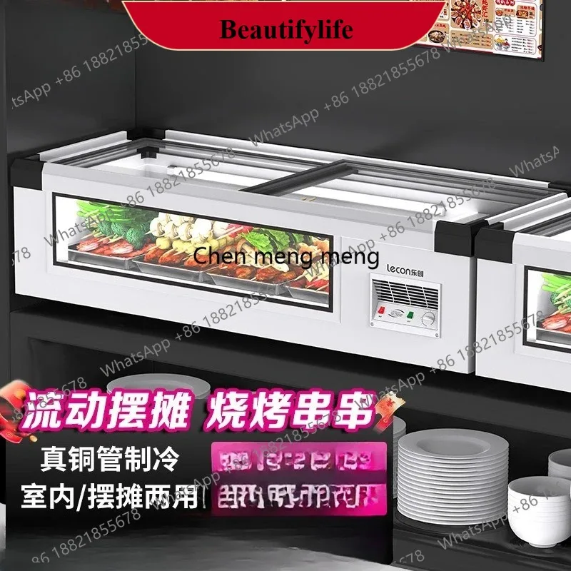 E132 Настольный холодильный шкаф-витрина Трехколесный киоск Морозильная камера для барбекю Коммерческая морозильная камера a la carte
E132 Настольный холодильный шкаф-витрина Трехколесный киоск Морозильная камера для барбекю Коммерческая морозильная камера a la carte