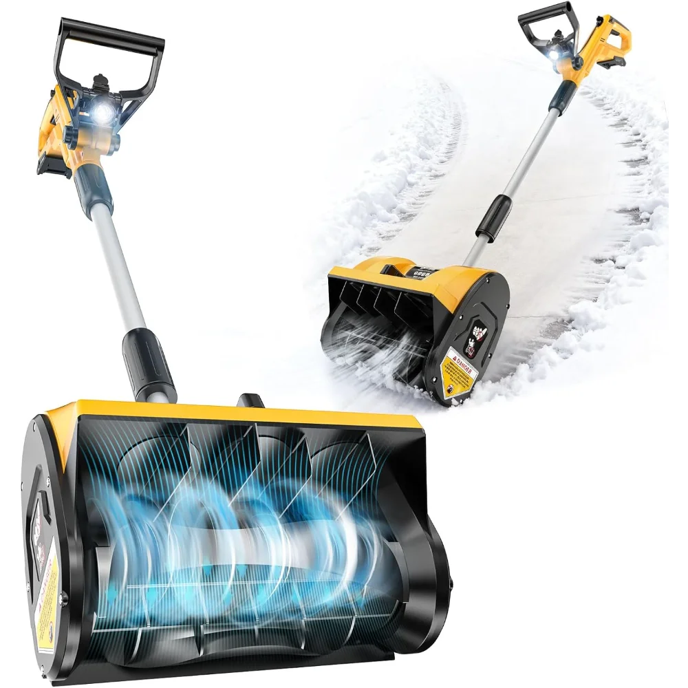 12" Cordless Snow Shovel for 20V, Electric Blower with Adjustable Direction for Driveways
12" Cordless Snow Shovel for 20V, Electric Blower with Adjustable Direction for Driveways