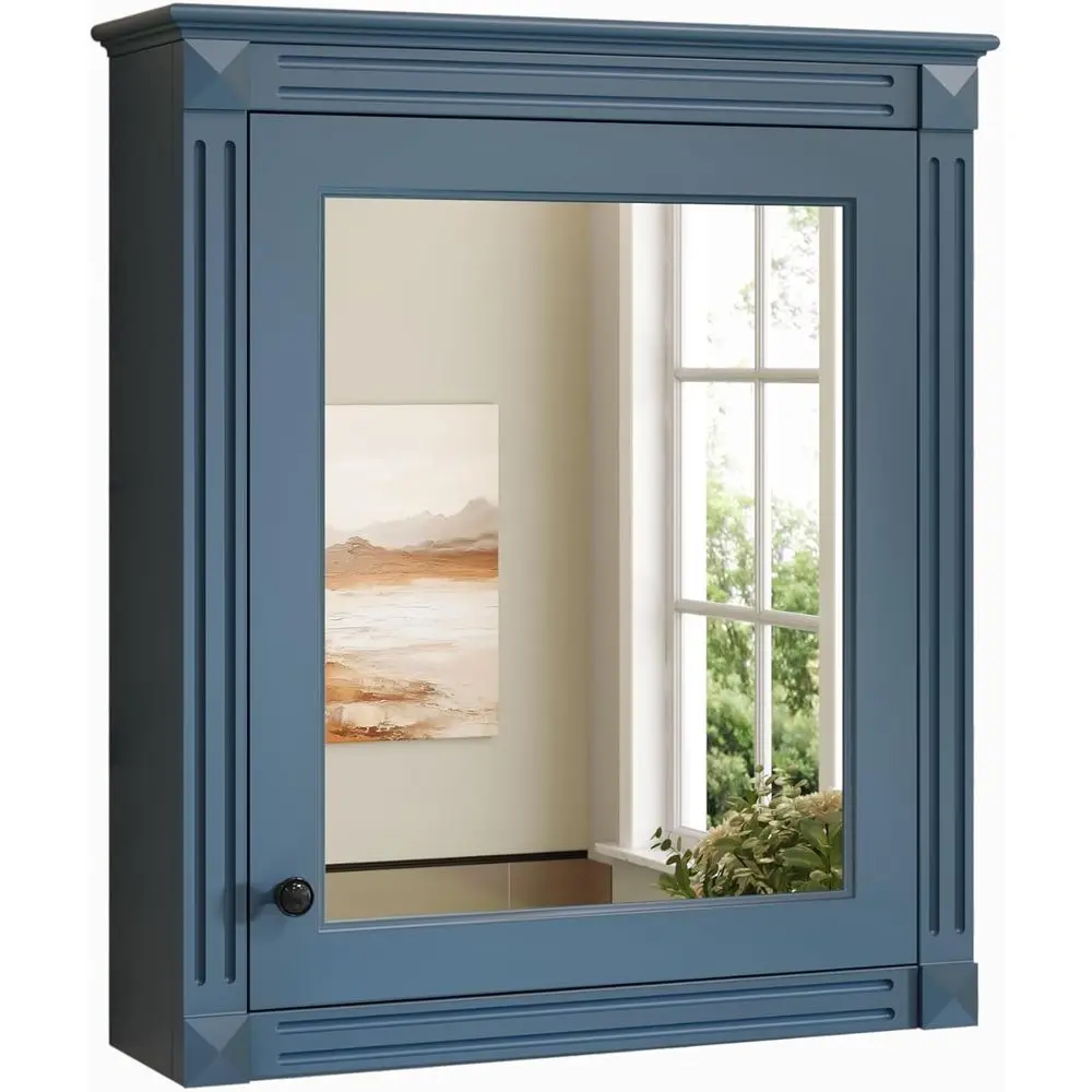 Over-the-Toilet Mirrored Medicine Cabinet with Adjustable Shelves, 24x28 Bathroom Storage
Over-the-Toilet Mirrored Medicine Cabinet with Adjustable Shelves, 24x28 Bathroom Storage