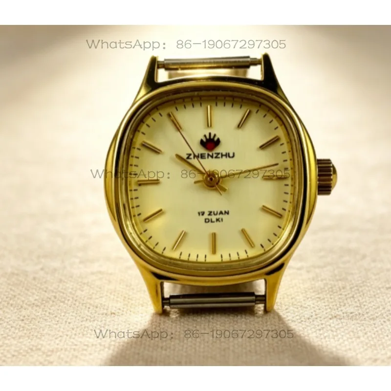 Dalian Watch Factory, Pearl brand women's mechanical watch, yellow shell and yellow surface, free strap.
Dalian Watch Factory, Pearl brand women's mechanical watch, yellow shell and yellow surface, free strap.