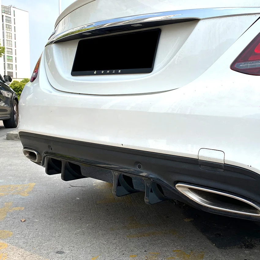 Suitable for Mercedes Benz C-Class W205 C200 C260 AMG Line 2019-21 rear lip spoiler fan modification
Suitable for Mercedes Benz C-Class W205 C200 C260 AMG Line 2019-21 rear lip spoiler fan modification