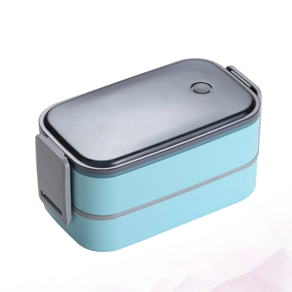 1Pcs Portable Double-Deck Meal Box Sky Blue Stainless Steel Inner Strong Food Container for Office Trip Takeaway
1Pcs Portable Double-Deck Meal Box Sky Blue Stainless Steel Inner Strong Food Container for Office Trip Takeaway