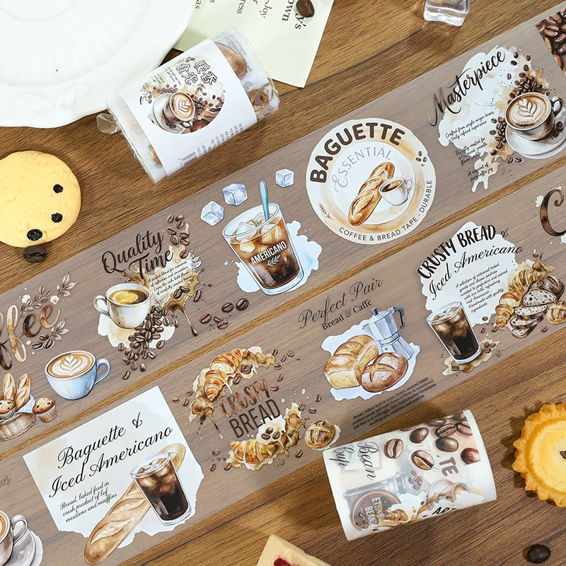 60mm*200cm Vintage Coffee Bread Landscape PET Tape Creative DIY Journal Material Collage Scrapbooking Stationery
60mm*200cm Vintage Coffee Bread Landscape PET Tape Creative DIY Journal Material Collage Scrapbooking Stationery
