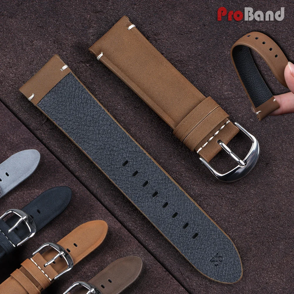 Vintage Handmade Watch Strap 20mm 22mm Racing Leather Straps Gray Black Brown Matte Watchbands Universal Men Women Bracelet Belt
Vintage Handmade Watch Strap 20mm 22mm Racing Leather Straps Gray Black Brown Matte Watchbands Universal Men Women Bracelet Belt