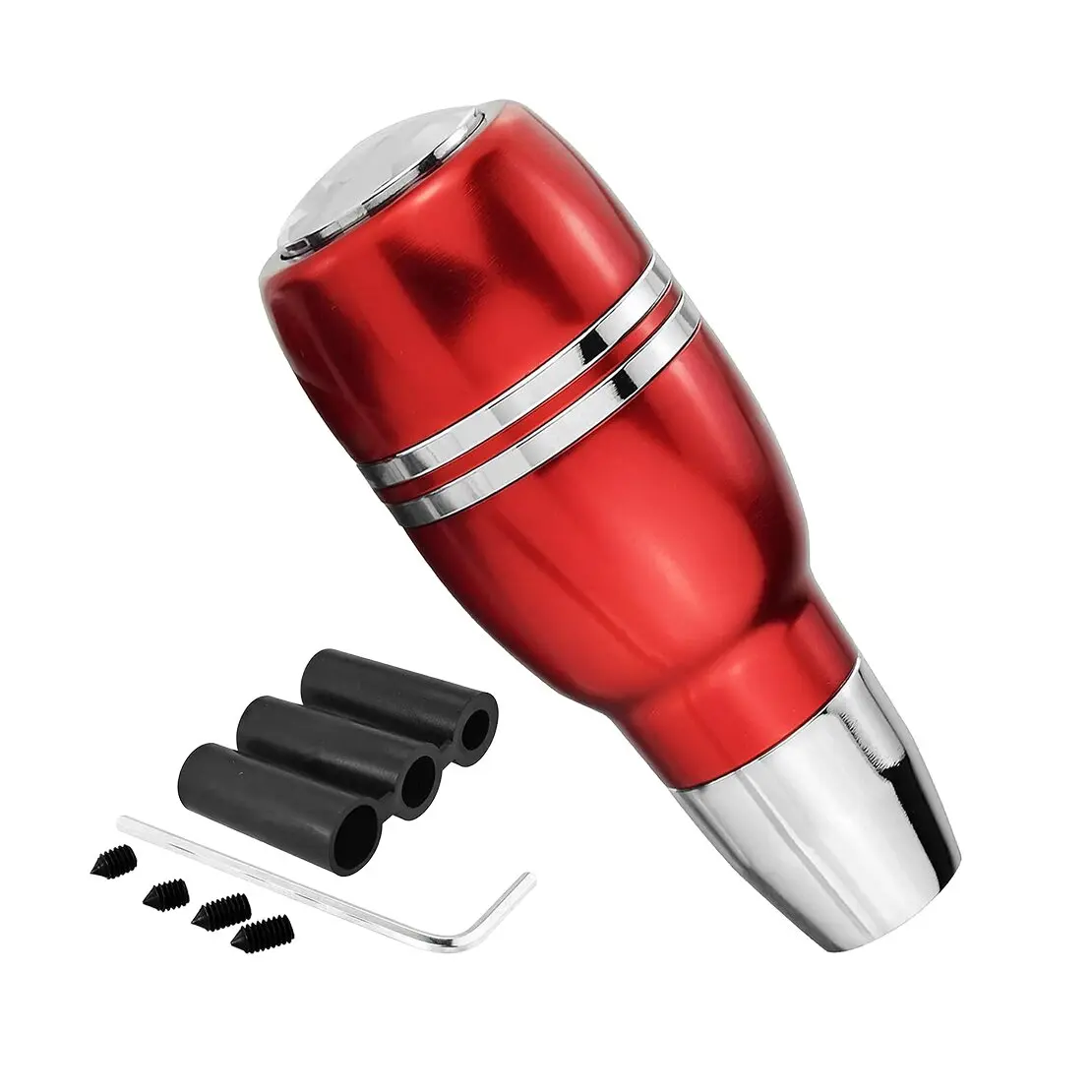Automatic Car Red Aluminum Alloy Gear Stick Shift Knob Shifter Lever Head With 3 Adapters
Automatic Car Red Aluminum Alloy Gear Stick Shift Knob Shifter Lever Head With 3 Adapters
