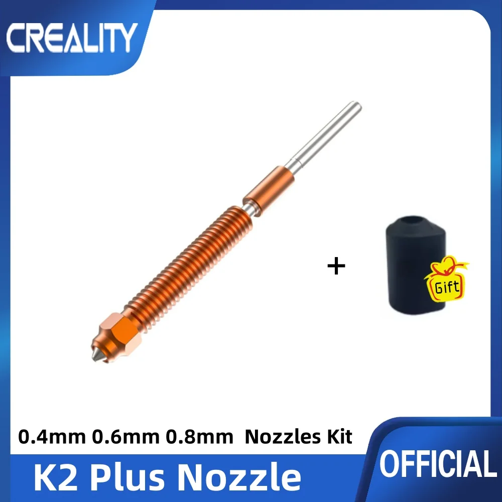 Creality K2 Plus Unicorn Quick-Swap Nozzle 0.4/0.6/0.8mm for 3D Printer K2 Plus Combo, Creality Hi Combo
Creality K2 Plus Unicorn Quick-Swap Nozzle 0.4/0.6/0.8mm for 3D Printer K2 Plus Combo, Creality Hi Combo