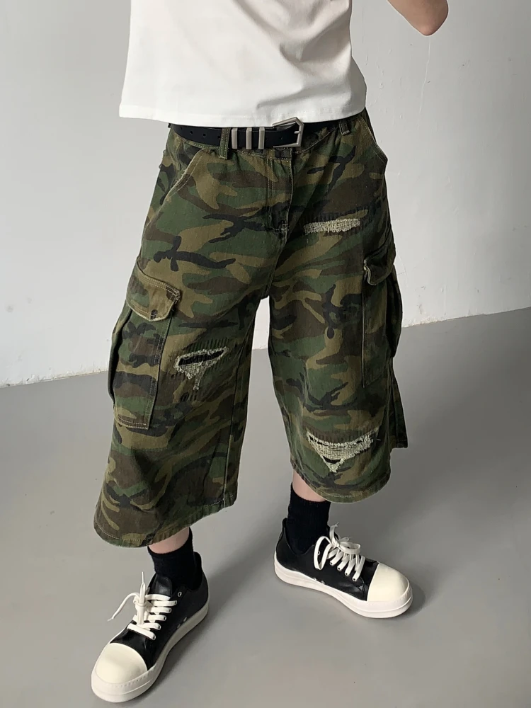Retro Washed American High Street Camouflage Straight Leg Men's Short Jeans Summer Trendy Design Loose Fit Seven-Foot Pants
Retro Washed American High Street Camouflage Straight Leg Men's Short Jeans Summer Trendy Design Loose Fit Seven-Foot Pants