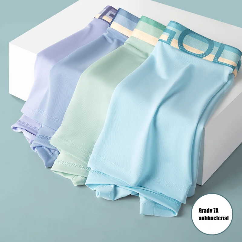 Ultra-thin Quick-drying Men's Underwear Teenagers Ice Silk Seamless Boxer Shorts Boys Sports Boxer Shorts
Ultra-thin Quick-drying Men's Underwear Teenagers Ice Silk Seamless Boxer Shorts Boys Sports Boxer Shorts