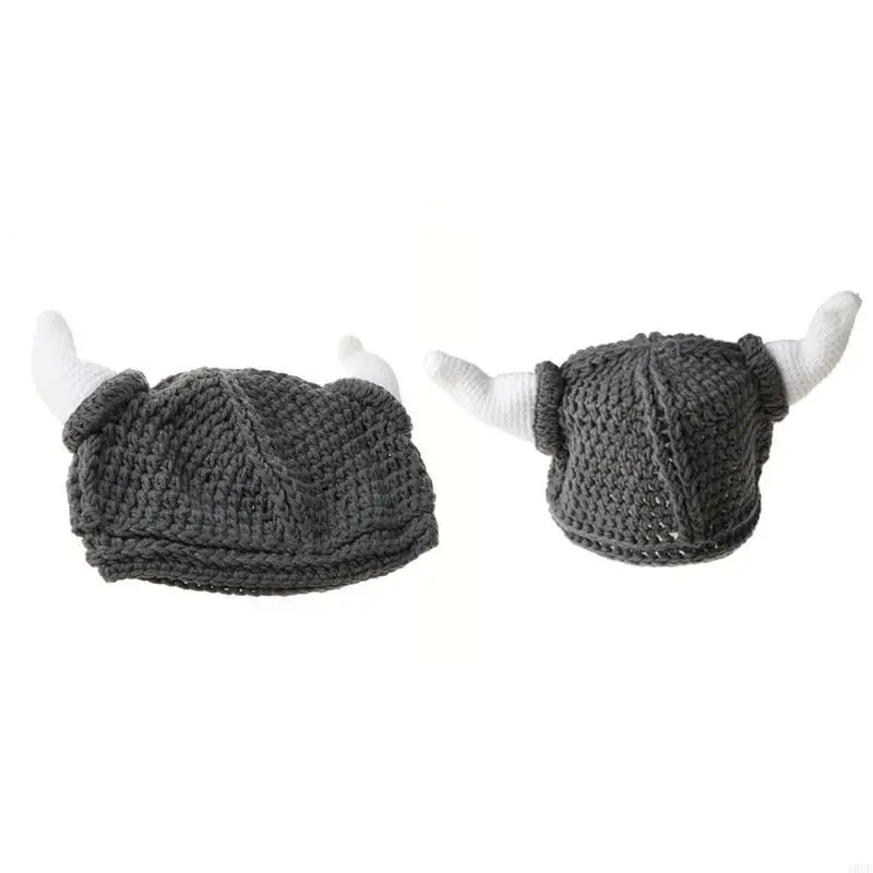 Adult Children Novelty Handmade Crochet Knitted Beanie Cap Funny Cartoon Ox Horns Viking Barbarian Skull Cap Ear Warmer
Adult Children Novelty Handmade Crochet Knitted Beanie Cap Funny Cartoon Ox Horns Viking Barbarian Skull Cap Ear Warmer
