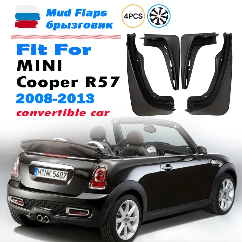 FOR MINI COOPER R57 Mudguard Fender Mud Flap Guards Splash Mudflaps Car Accessories 4pcs 2008 2009 2010 2011 2012 2013
FOR MINI COOPER R57 Mudguard Fender Mud Flap Guards Splash Mudflaps Car Accessories 4pcs 2008 2009 2010 2011 2012 2013